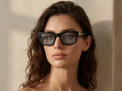 BS225-0106_Black_Rectangular_Plastic_Sunglasses_corner-tryon_female