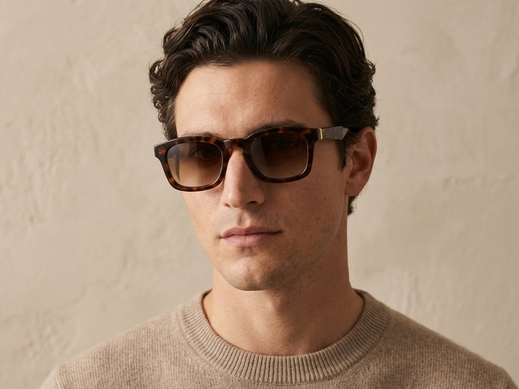 BS225-0119_Tortoiseshell_Rectangular_Plastic_Sunglasses_corner-tryon_male