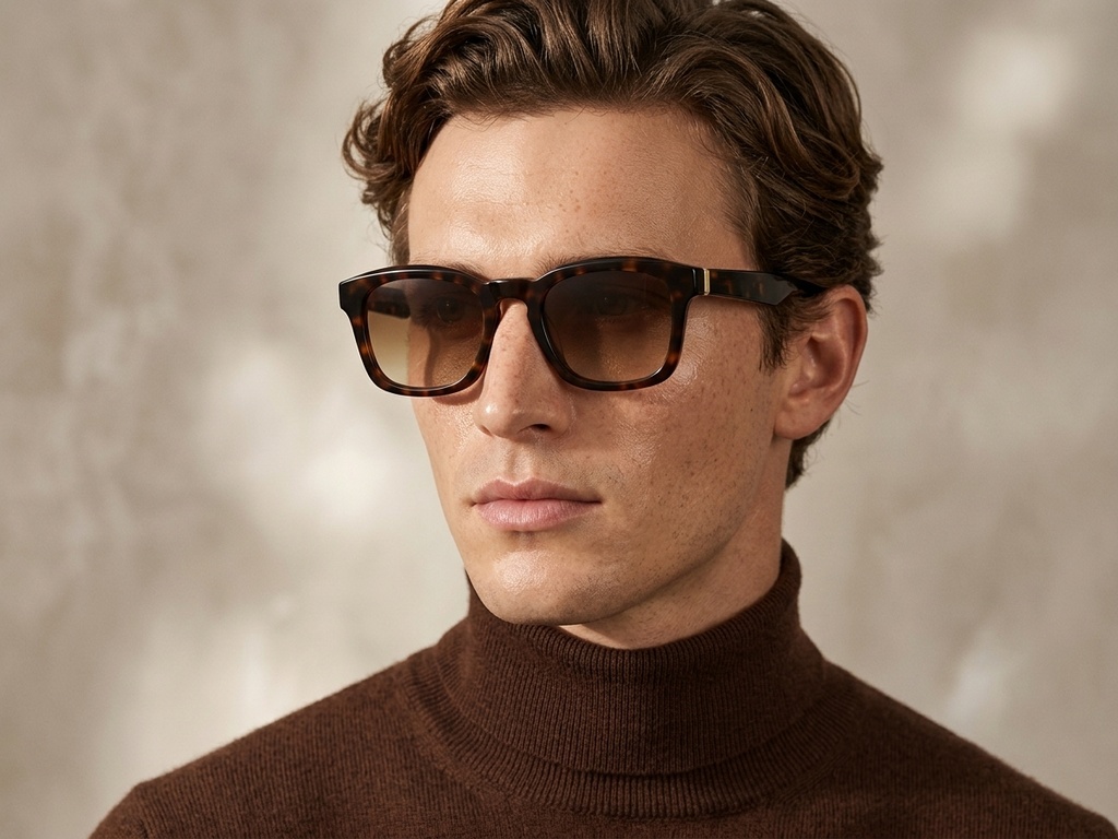 BS225-0121_Tortoiseshell_Rectangular_Plastic_Sunglasses_corner-tryon_male