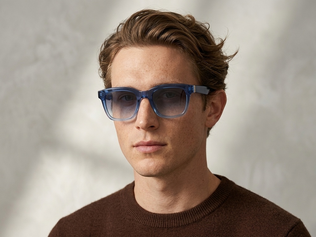 BS225-0128_Blue_Rectangular_Plastic_Sunglasses_corner-tryon_male