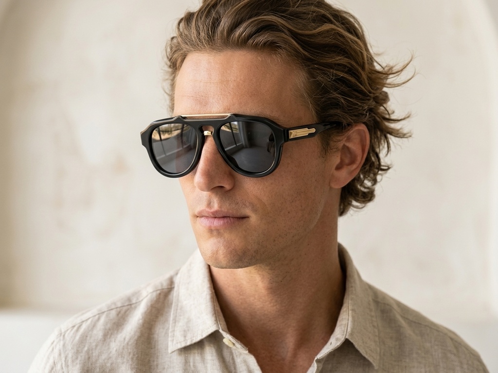 BS225-0130_Black_Aviator_Plastic_Sunglasses_corner-tryon_male
