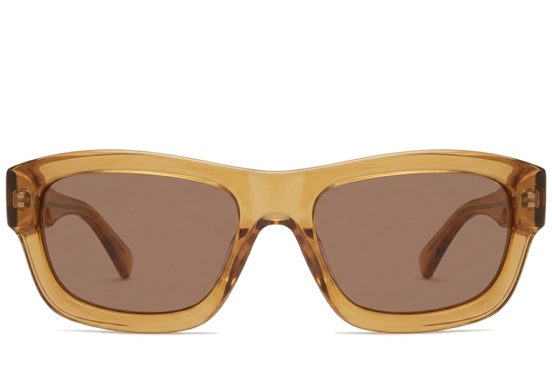 BS225-0136_Yellow_Rectangular_Plastic_Sunglasses_corner-front