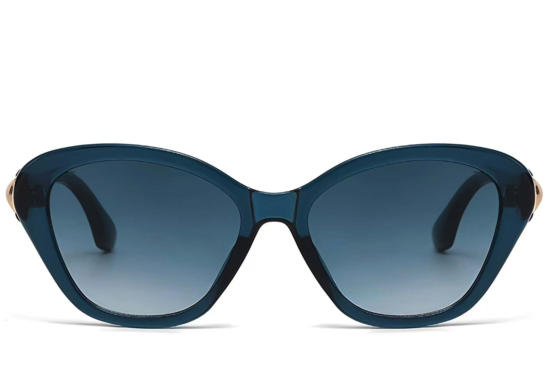 BS225-0163_Blue_Butterfly_Plastic_Sunglasses_front