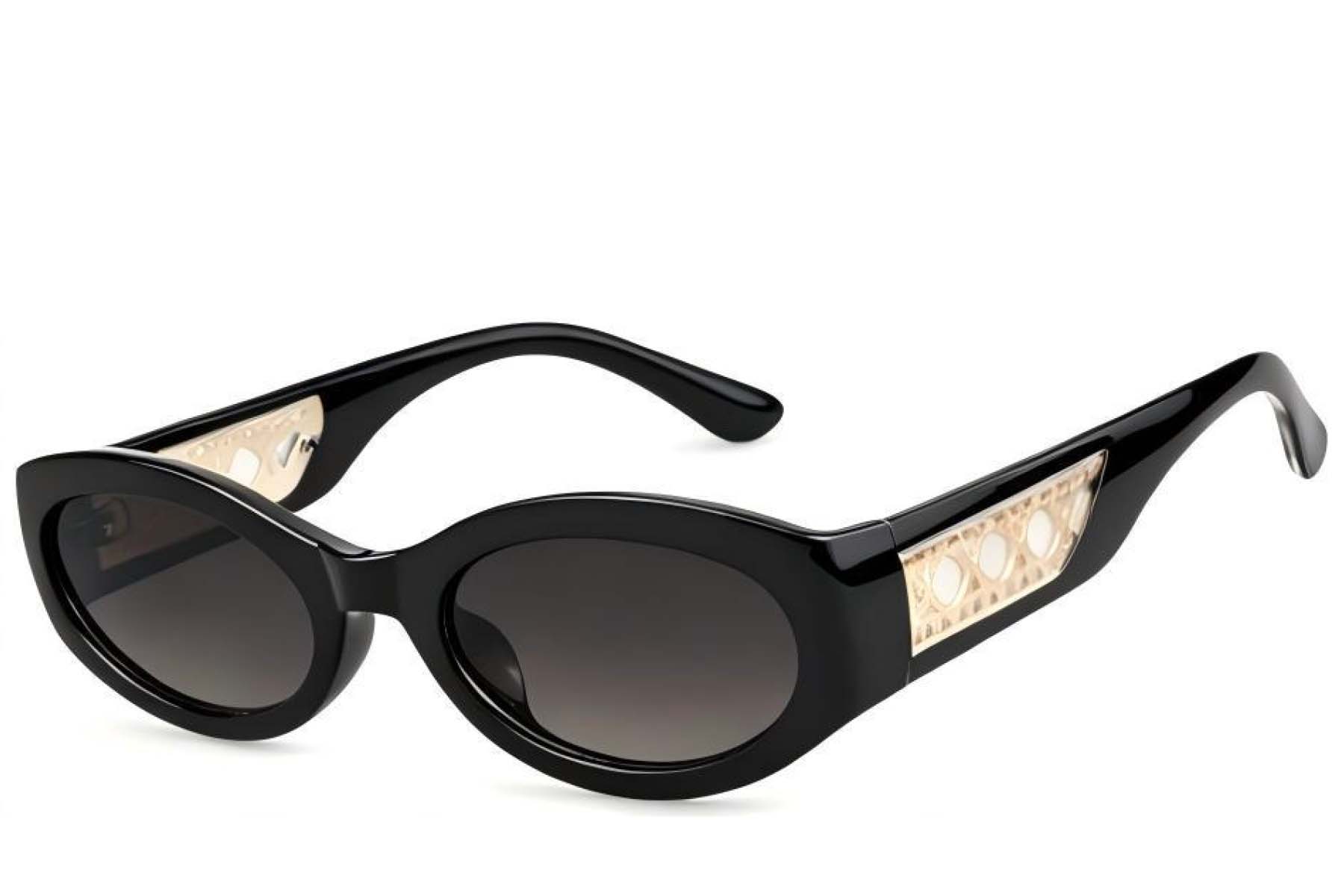 BS225-0168_Black_Oval_Plastic_Sunglasses_corner