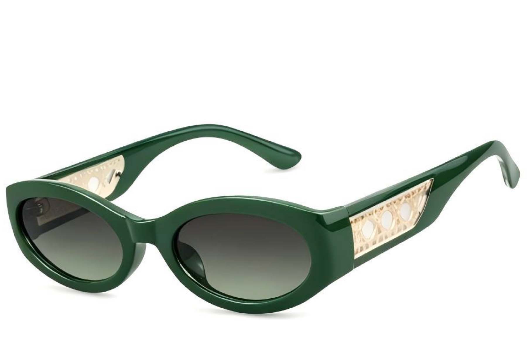 BS225-0171_Green_Oval_Plastic_Sunglasses_corner