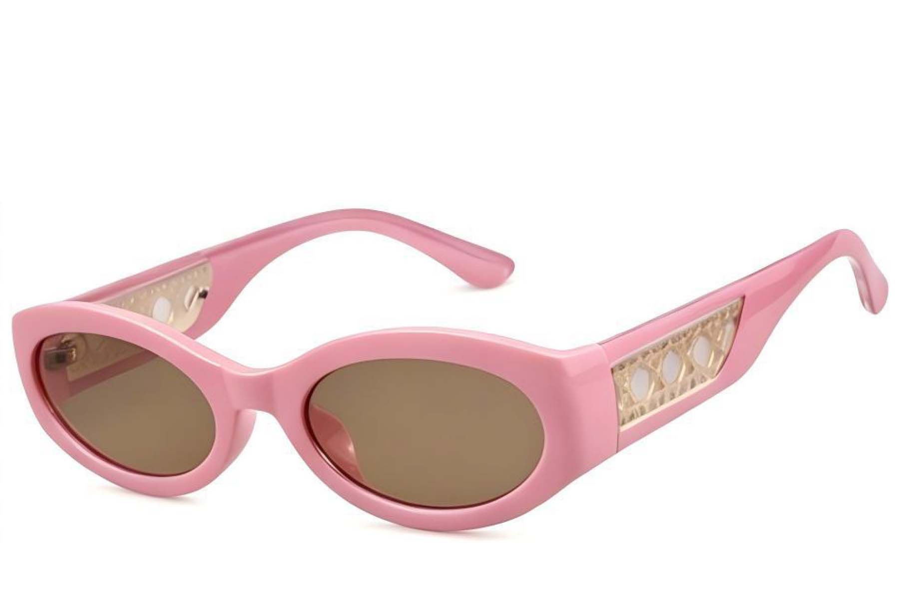 BS225-0172_Pink_Oval_Plastic_Sunglasses_corner