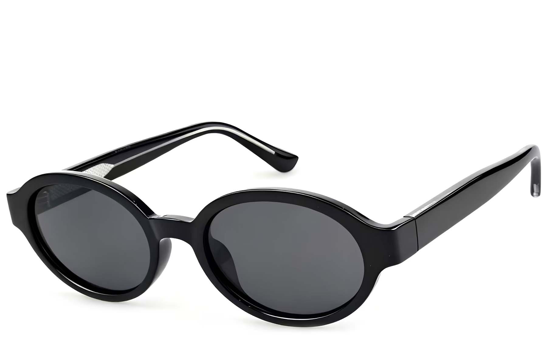 BS225-0173_Black_Oval_Plastic_Sunglasses_corner