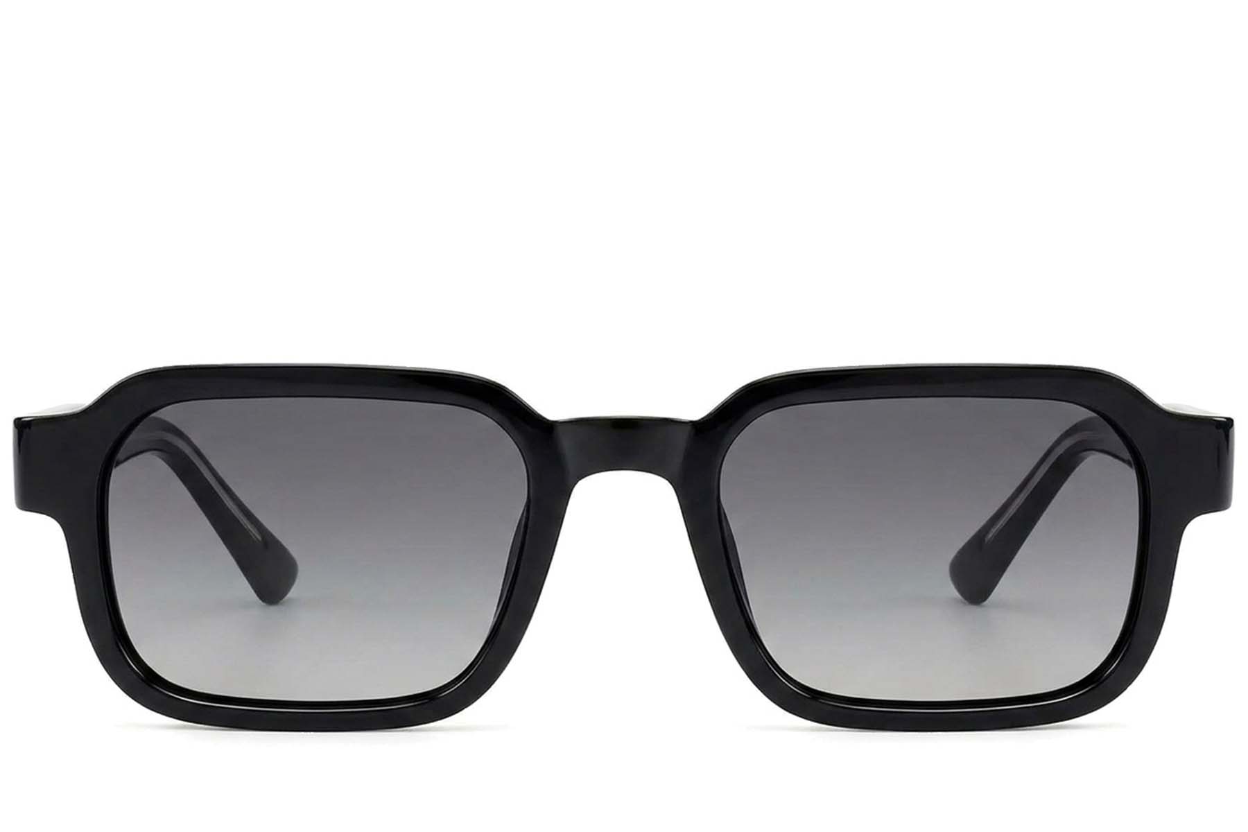 BS225-0180_Black_Rectangular_Plastic_Sunglasses-front