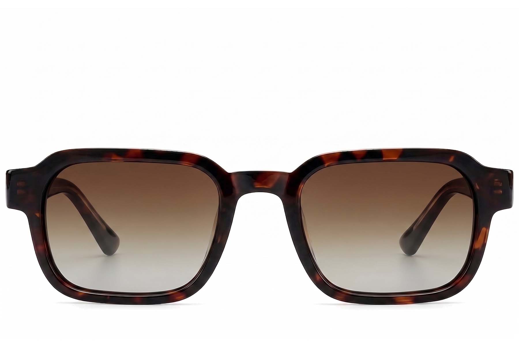 BS225-0181_Tortoiseshell_Rectangular_Plastic_Sunglasses-front