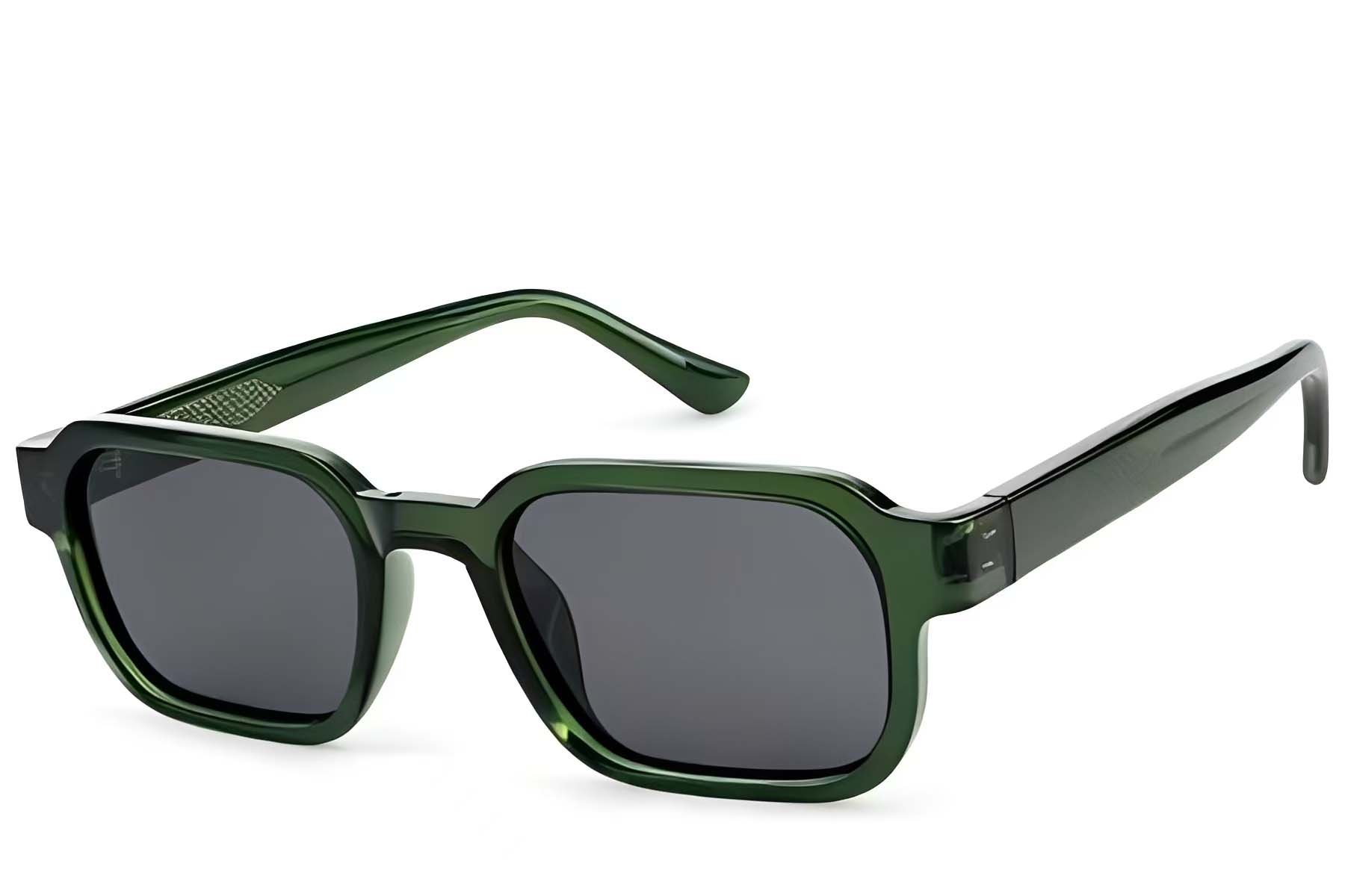 BS225-0182_Green_Rectangular_Plastic_Sunglasses_corner