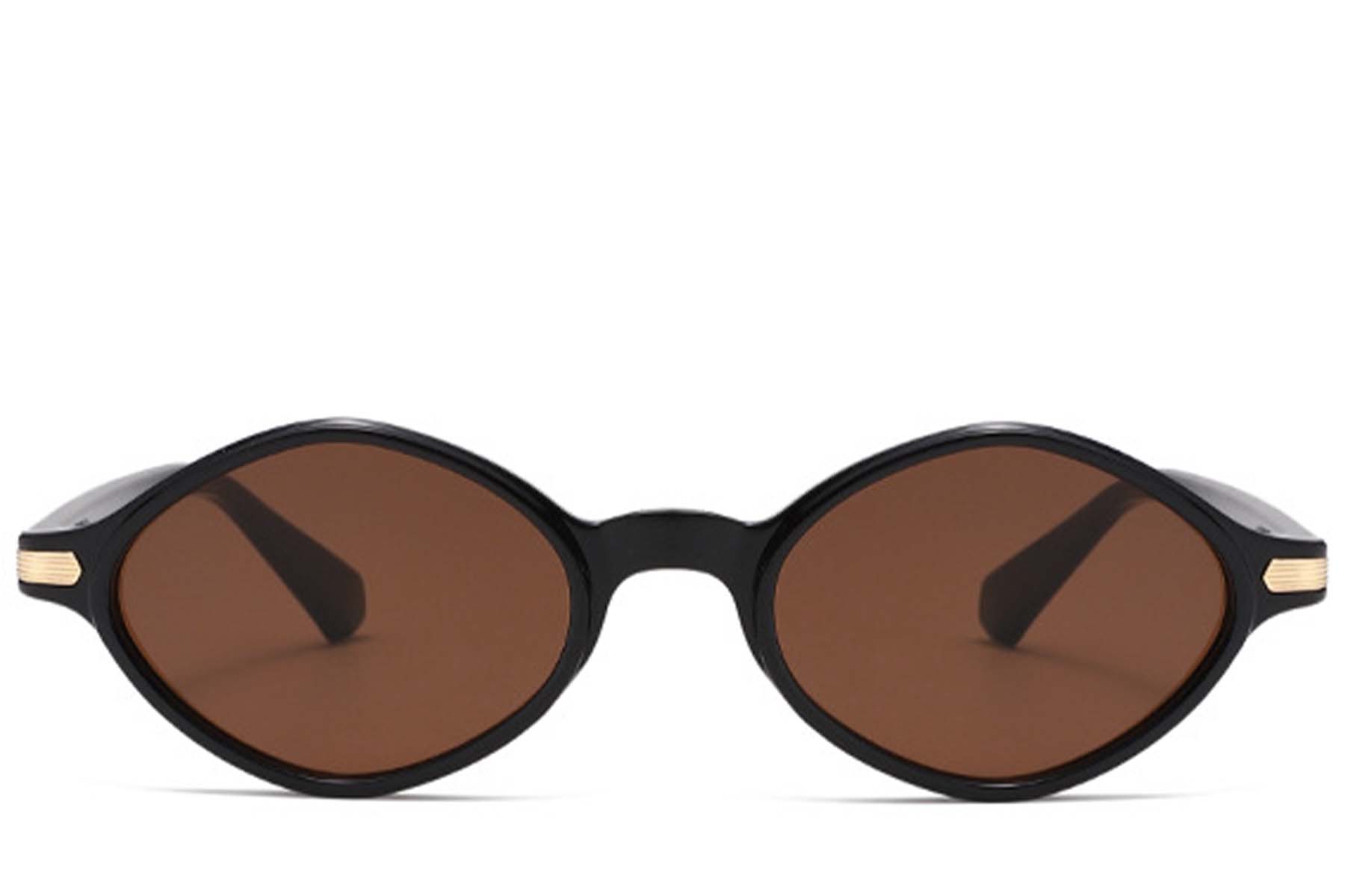 BS2408-0002_Black_Geometric_Plastic_Sunglasses_front