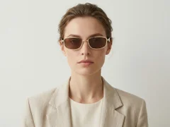 BS2408-0009_Golden_Rectangular_Metal_Sunglasses-tryon_female