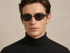 BS2408-0013_Black_Rectangular_Metal_Sunglasses-tryon_male