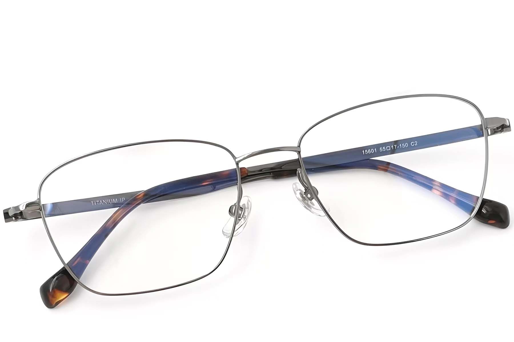BS2419-0014_Grey_Rectangular_Titanium_Glasses_front