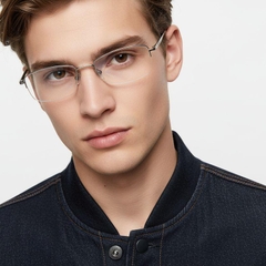 bs2419-0019_silver_semi-rimless_titanium_glasses_model