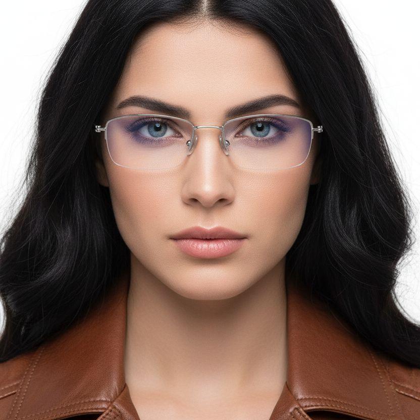 bs2419-0019_silver_semi-rimless_titanium_glasses_model