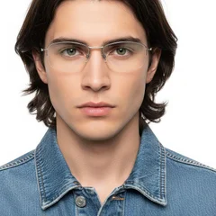 bs2419-0021_golden_semi-rimless_titanium_glasses_model