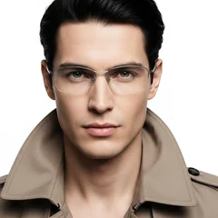 bs2419-0023_silver_semi-rimless_titanium_glasses_model