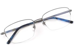 BS2419-0026_Grey_Semi-rimless_Titanium_Glasses_front
