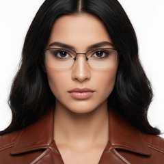 bs2419-0028_black_semi-rimless_titanium_glasses_model