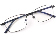 BS2419-0032_Black_Rectangular_Titanium_Glasses_front