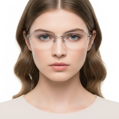 bs2419-0035_silver_semi-rimless_titanium_glasses_model