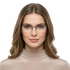 bs2419-0044_black_semi-rimless_titanium_glasses_model