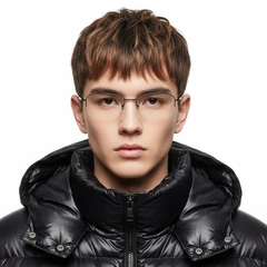 bs2419-0048_black_semi-rimless_titanium_glasses_model