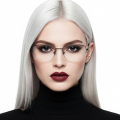 bs2419-0050_black_semi-rimless_titanium_glasses_model