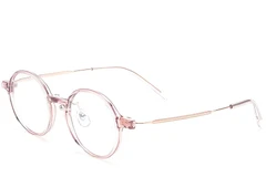 BS2419-0063_Pink_Round_Titanium_Glasses_corner