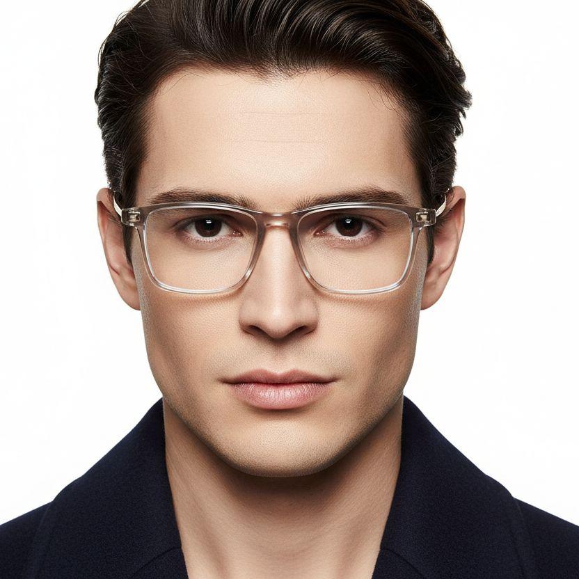 bs2419-0077_brown_rectangular_titanium_glasses_model