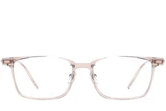 BS2419-0083_Brown_Rectangular_Titanium_Glasses_front