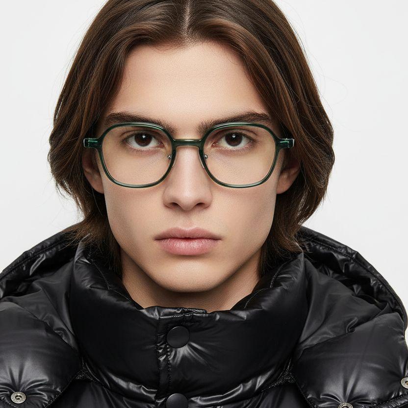 bs2419-0089_green_rectangular_titanium_glasses_model