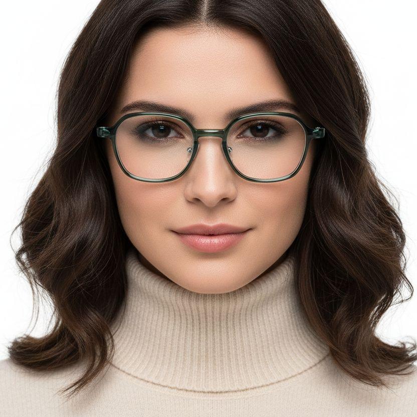 bs2419-0089_green_rectangular_titanium_glasses_model