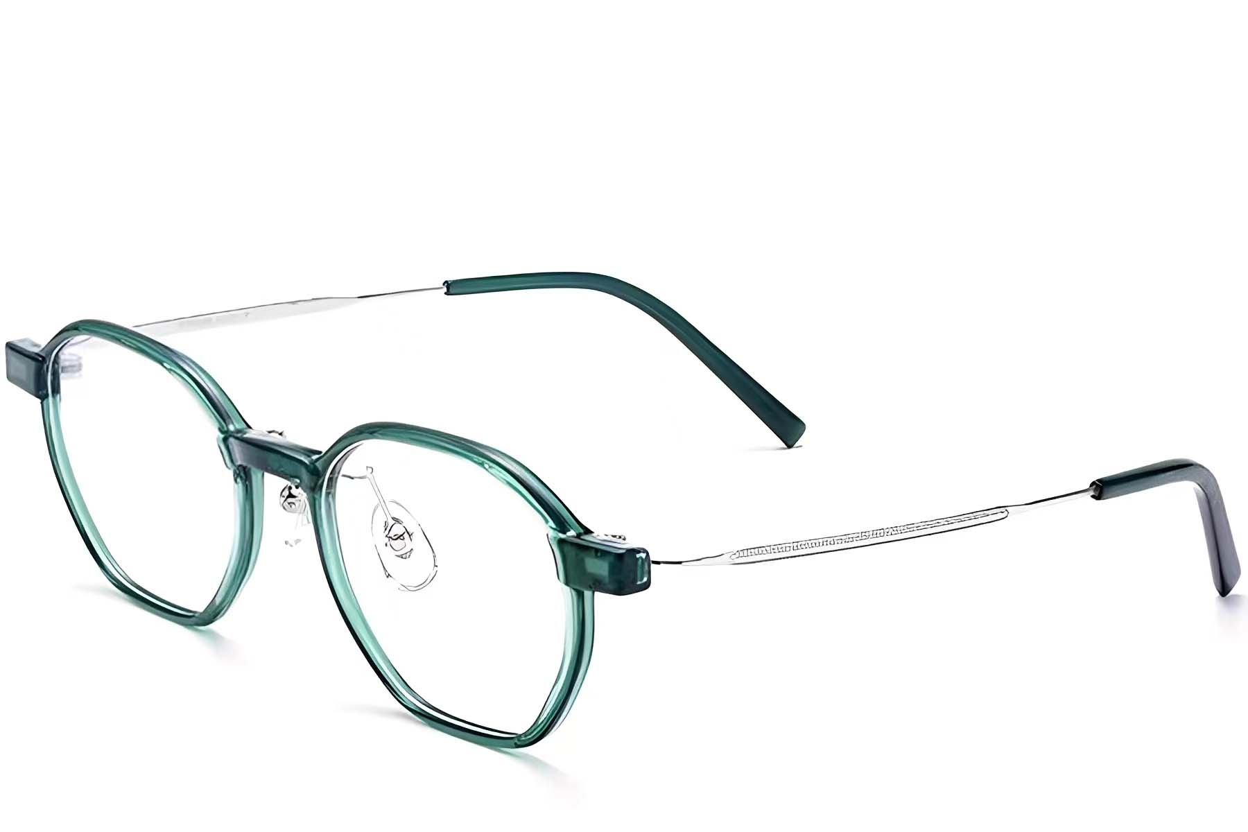 BS2419-0104_Green_Geometric_Titanium_Glasses_corner