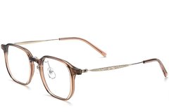 BS2419-0111_Brown_Rectangular_Titanium_Glasses_corner