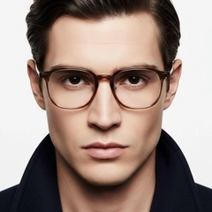 bs2419-0111_brown_rectangular_titanium_glasses_model