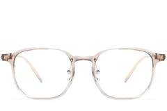 BS2419-0116_Pink_Rectangular_Titanium_Glasses_front