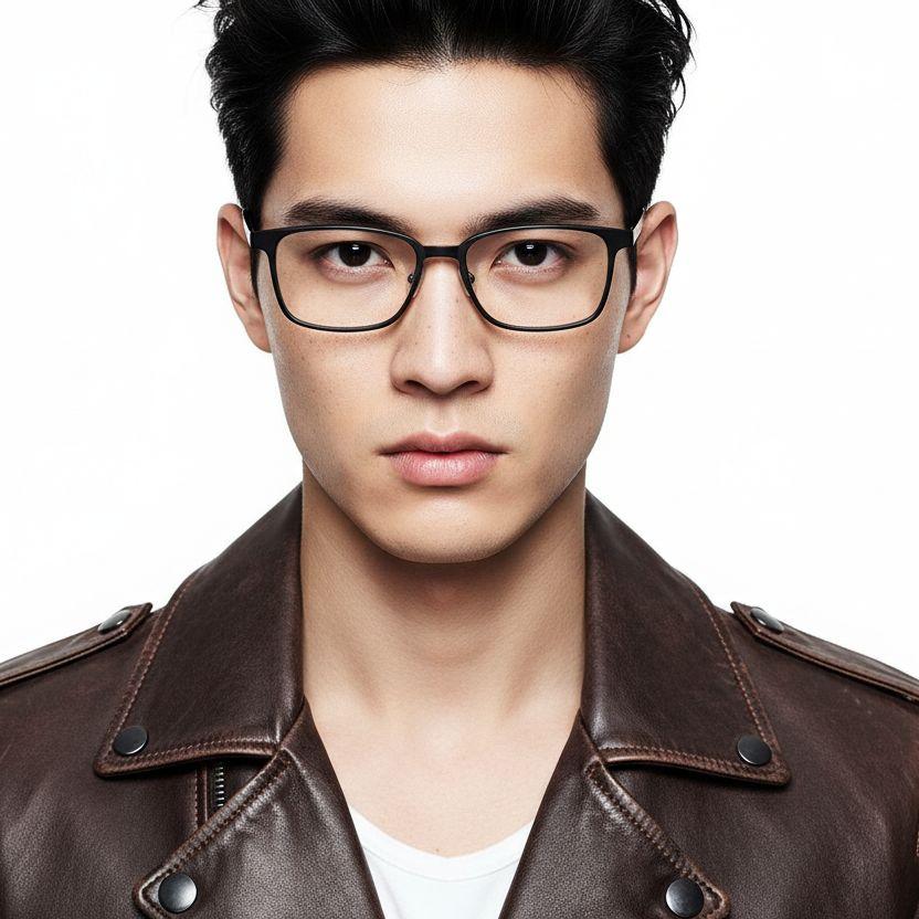 bs2419-0126_black_rectangular_titanium_glasses_model