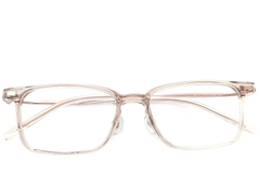 BS2419-0128_Brown_Rectangular_Titanium_Glasses_front