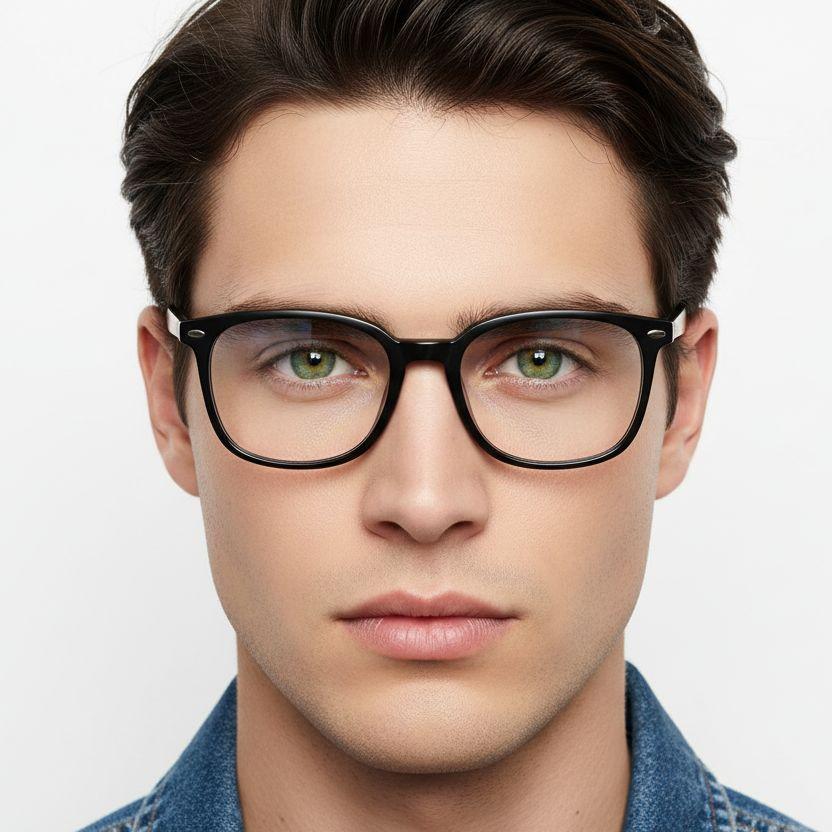 bs2419-0130_black_rectangular_titanium_glasses_model