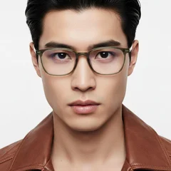 bs2419-0135_green_rectangular_titanium_glasses_model