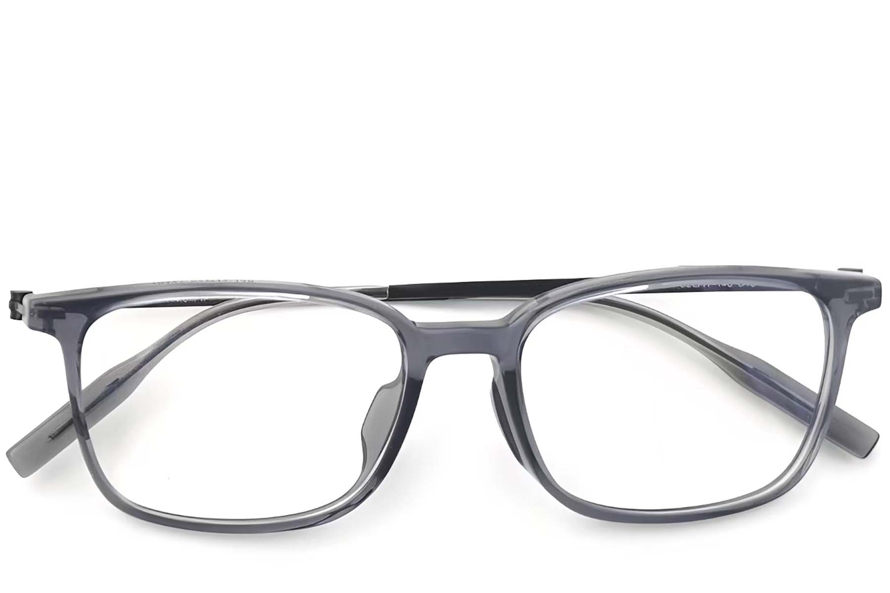 BS2419-0140_Grey_Rectangular_Titanium_Glasses_front
