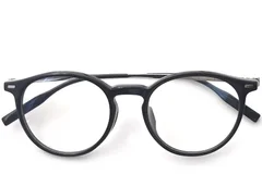 BS2419-0143_Black_Oval_Titanium_Glasses_front