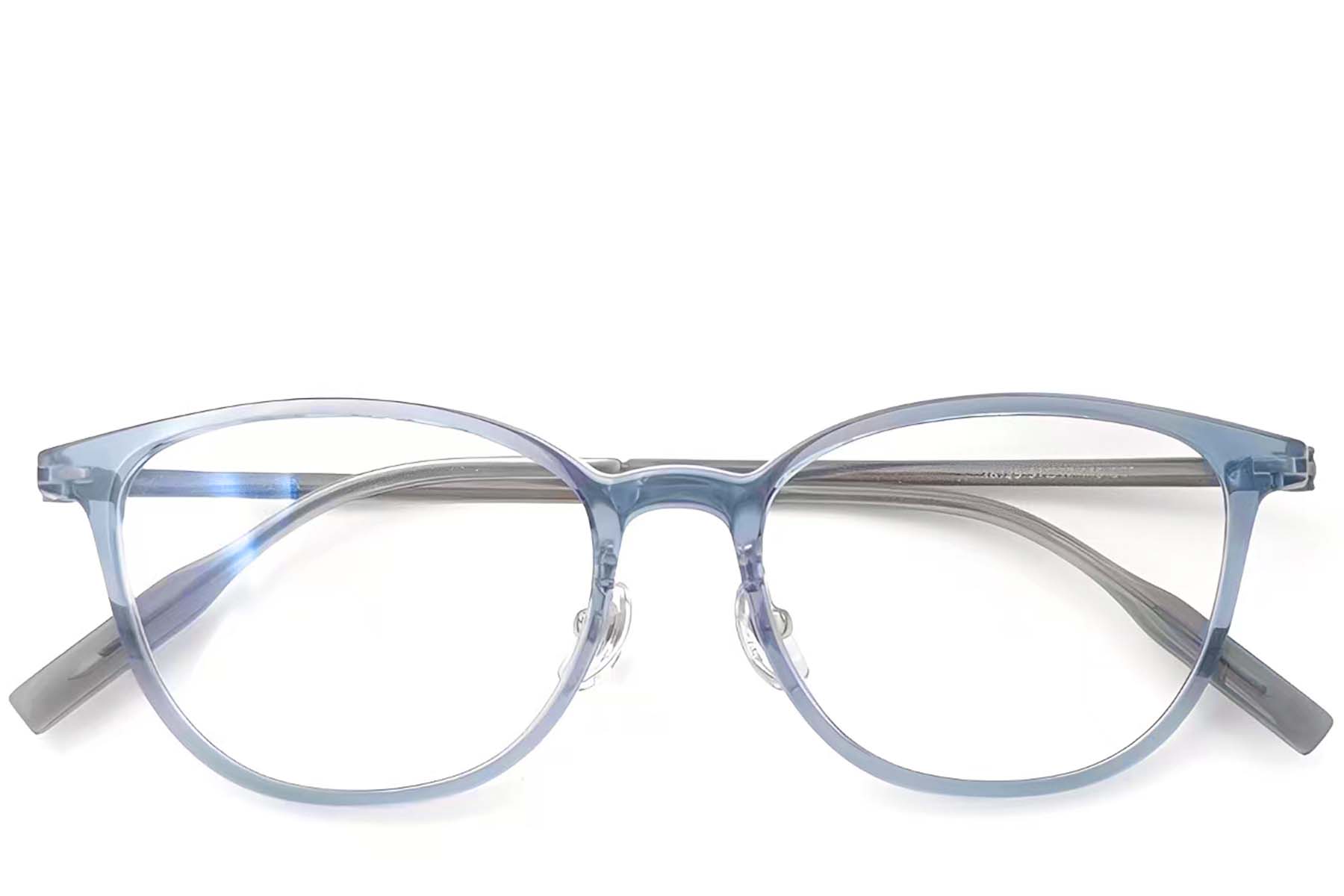 BS2419-0155_Blue_Oval_Titanium_Glasses_front
