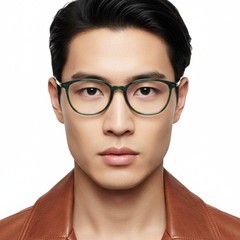 bs2419-0160_green_oval_titanium_glasses_model