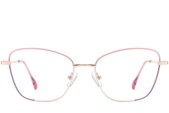 BS2425-0029_Pink_Butterfly_Metal_Glasses_front