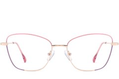 BS2425-0029_Pink_Butterfly_Metal_Glasses_front
