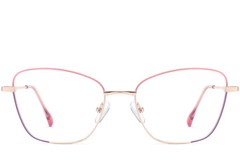 BS2425-0029_Pink_Butterfly_Metal_Glasses_front