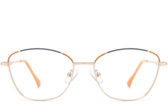 BS2425-0041_Orange_Butterfly_Metal_Glasses_front